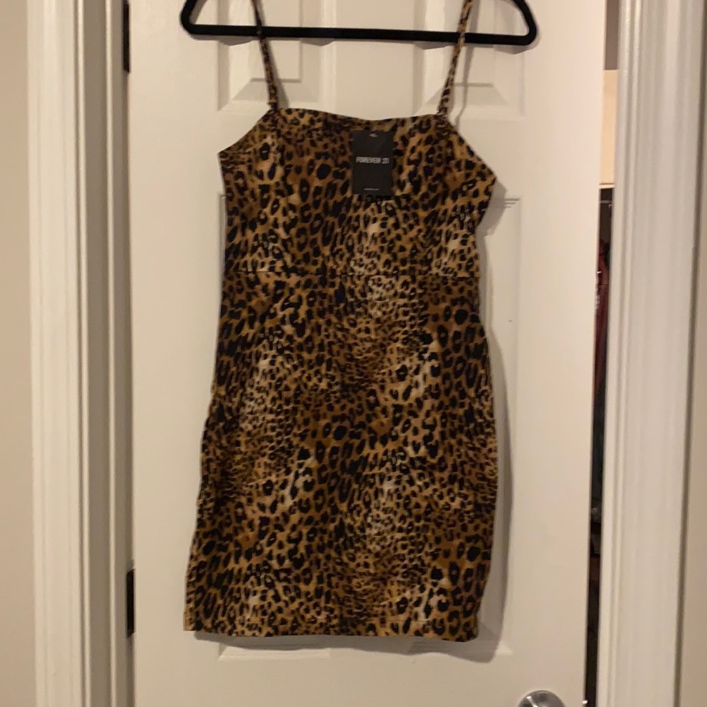 Brand New Cheetah Print Mini Dress